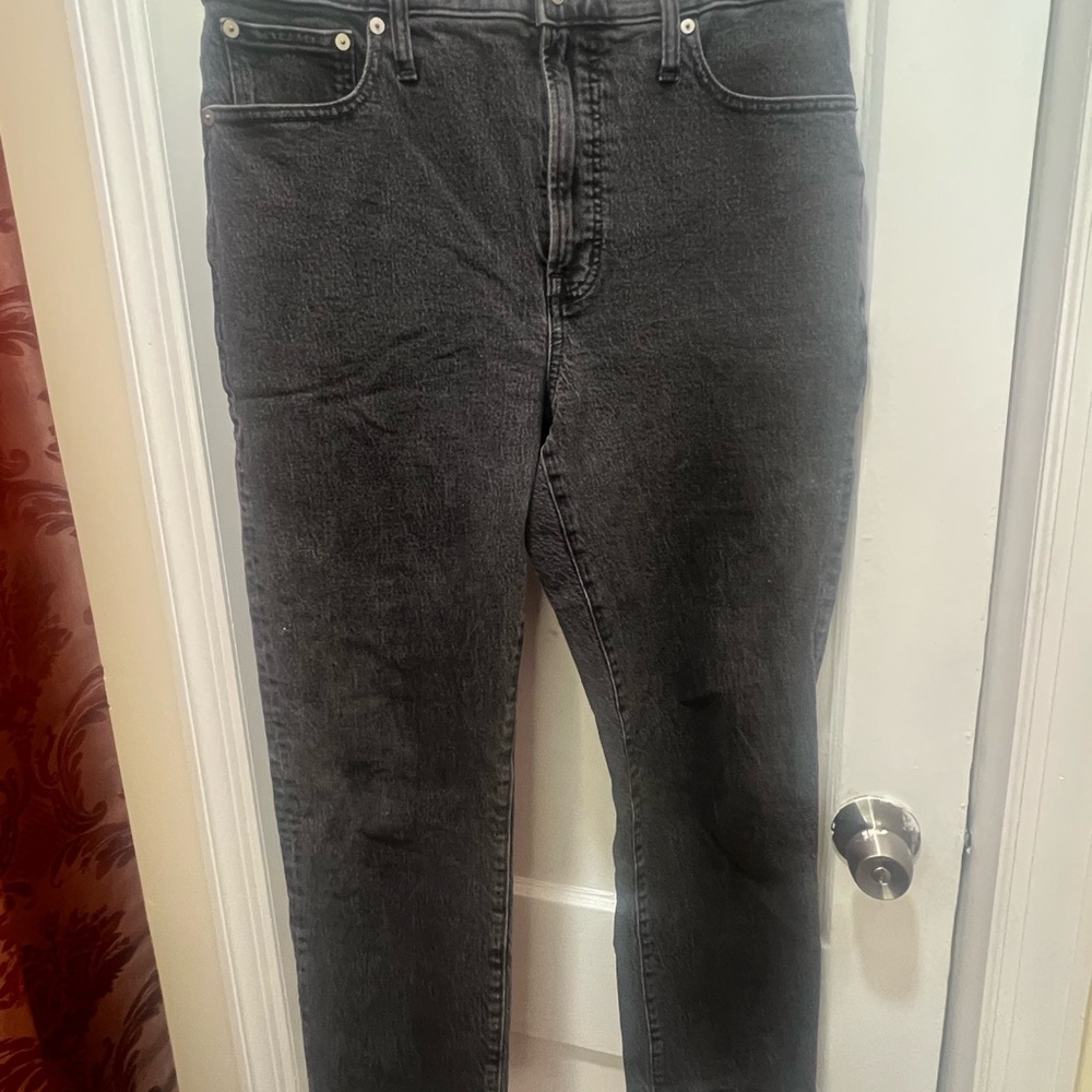 Madewell Men's Dark Gray Straight Jeans